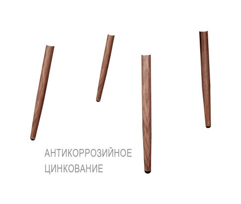 Каркас стула Sheffilton SHT-S424-С темный орех (цинк) Каркас стула Sheffilton SHT-S424-С темный орех (цинк)