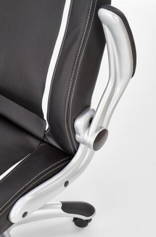 Кресло компьютерное HALMAR SATURN черный/серебристый