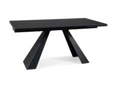 Стол обеденный SIGNAL SALVADORE Ceramic Sahara Noir черный/черный мат 160-240/90
