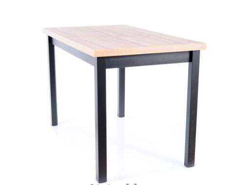 Стол обеденный SIGNAL ADAM дуб артизан/черный 100/60