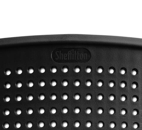 Стул Sheffilton SHT-S85PB-1 черный/желтый/черный муар