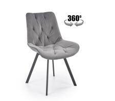 Стул HALMAR K519 серый/черный, поворотный Стул HALMAR K519 серый/черный, поворотный