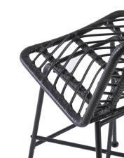 Стул барный HALMAR H97 черный/черный