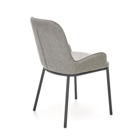 Стул HALMAR K481 серый/черный