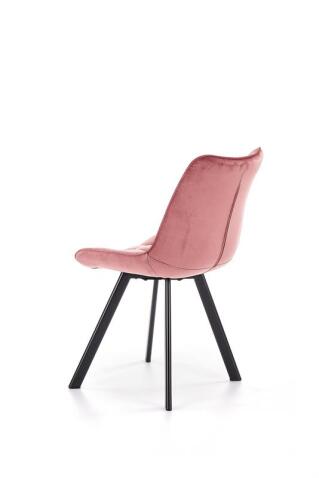 Стул HALMAR K332 розовый/черный