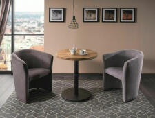 Стол обеденный SIGNAL PURO II дуб натуральный/черный 80