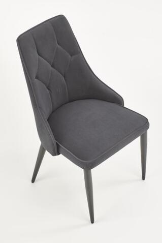 Стул HALMAR K365 серый/черный