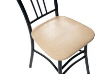 Стул ВВР Трилогия Бежевый Крокодил/черный, экокожа