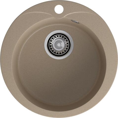 Кухонная мойка GRANFEST RONDO R-480 песочный