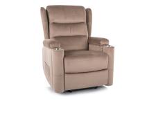 Кресло SIGNAL MINOS Velvet Bluvel 40 раскладное, бежевый