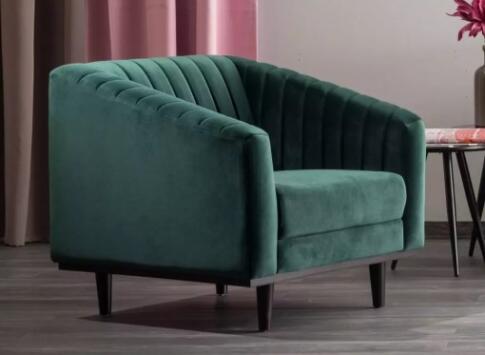 Кресло SIGNAL ASPREY 1 Velvet Bluvel 78 зеленый/венге