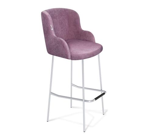 Стул барный Sheffilton SHT-ST39/S29 пыльная роза/хром лак
