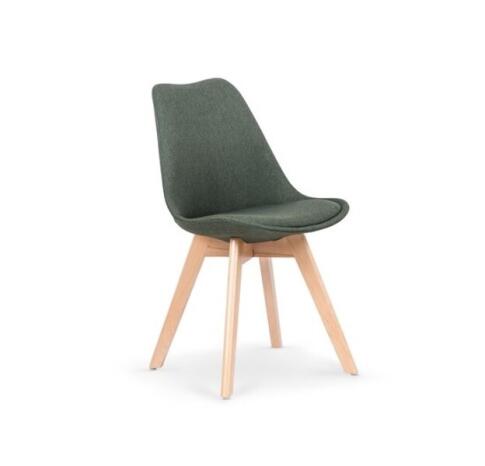 Стул HALMAR K303 темно-зеленый/натуральный