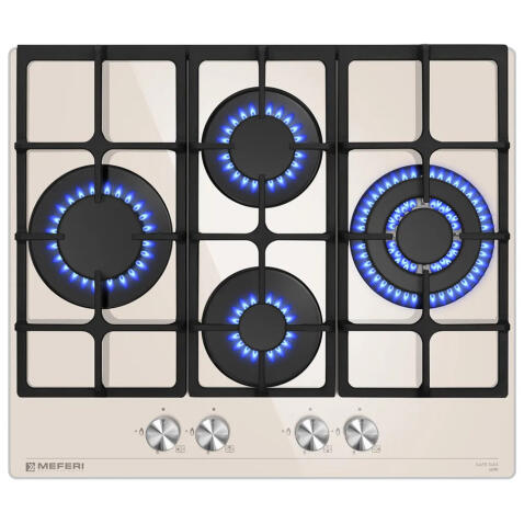 Варочная панель газовая MEFERI MGH604BG GLASS ULTRA