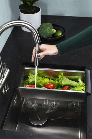 Коландер для мойки Omoikiri CO-02 IN нержавеющая сталь