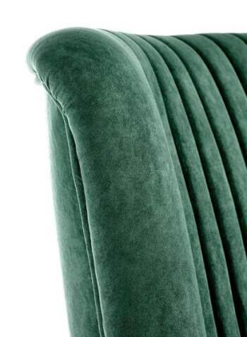 Кресло HALMAR DELGADO темно-зеленый/черный