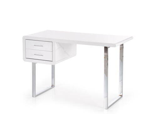 Стол компьютерный HALMAR B30 белый/хром