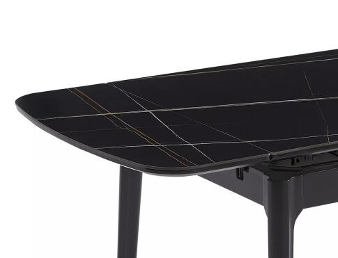 Стол обеденный SIGNAL SENTO черный/черный 120-180/80
