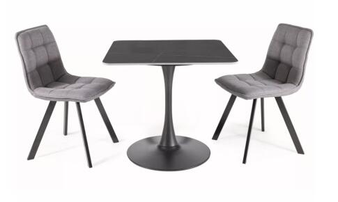 Стол обеденный SIGNAL ESPERO II черный мат/черный мат 80