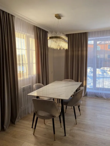 Стол обеденный SIGNAL RION белый/черный 160/90