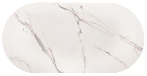 Стол журнальный HALMAR KALUA белый/золотой 120/60