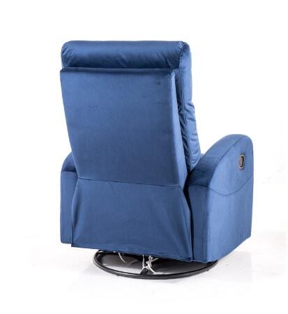 Кресло SIGNAL OLIMP Velvet Bluvel 86 раскладное, синий