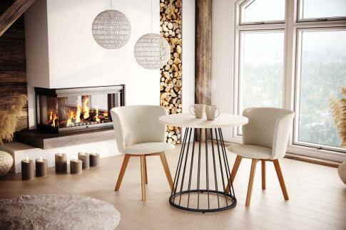 Стул Sheffilton SHT-ST36/S183 бежевый/светлый орех