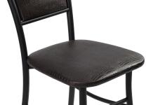 Стул ВВР Мажор Шоколад Крокодил/черный, экокожа