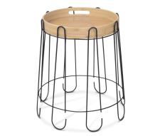 Стол журнальный Sheffilton SHT-CT26 артикул Сж-118 прозрачный лак/черный муар