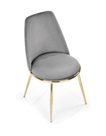 Стул HALMAR K460 серый/золотой