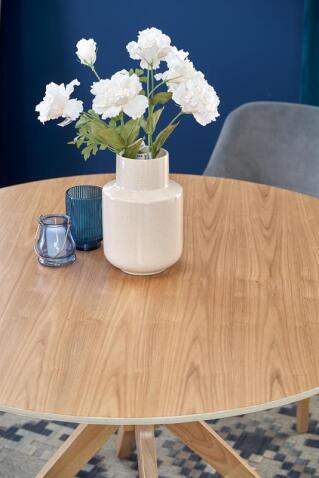 Стол обеденный HALMAR NICOLAS дуб натуральный/дуб натуральный 120