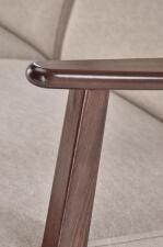 Диван HALMAR MILANO 2S tap. Castel 15 бежевый/орех Диван HALMAR MILANO 2S tap. Castel 15 бежевый/орех