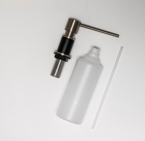 Дозатор для жидкого мыла BLANTEK ZK-01-BS нержавеющая сталь/черный матовый