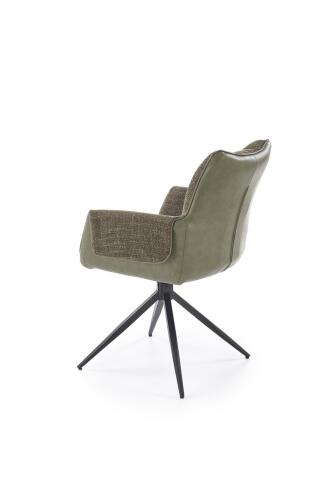 Стул HALMAR K579 зеленый/черный, поворотный