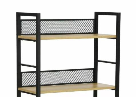 Стеллаж SIGNAL RAW R5 дуб/черный