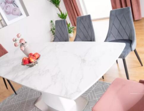 Стул SIGNAL TRIX B Velvet Bluvel 14 серый/черный мат