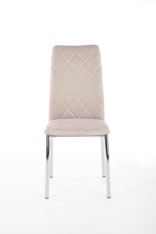 Стул HALMAR K309 светло-бежевый/хром