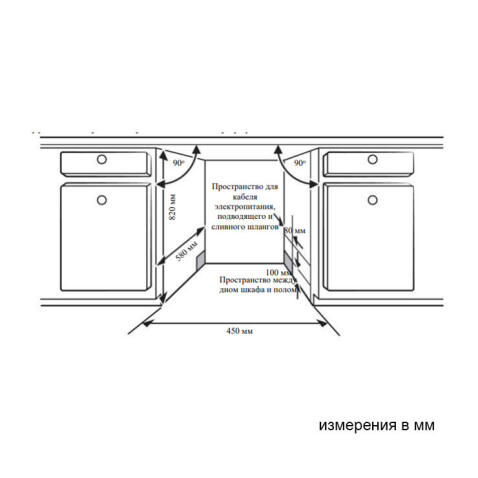 Посудомоечная машина встраиваемая WEISSGAUFF BDW 4026