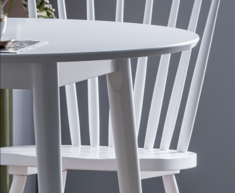 Стол обеденный SIGNAL LARSON белый/белый 90