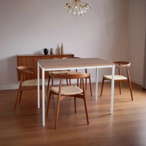 Стол обеденный SIGNAL MARIO дуб/белый 100/60