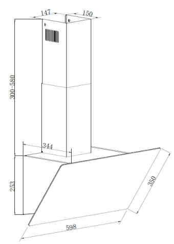 Вытяжка ZORG TECHNOLOGY ULTRA 1030 60 M белый