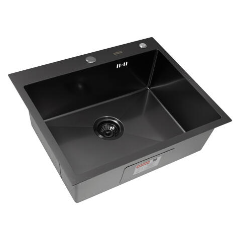 Мойка ARFEKA ECO AR 600*500 BLACK PVD NANO DECOR VOLCANIC ROCK