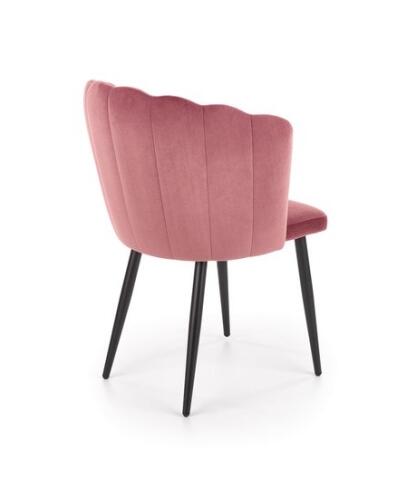 Стул HALMAR K386 розовый/черный