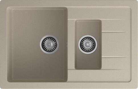 Кухонная мойка GRANFEST QUADRO Q-775KL топаз