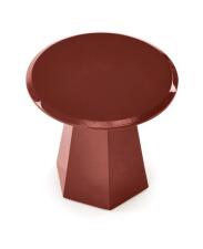 Стол журнальный HALMAR LOCA бордовый