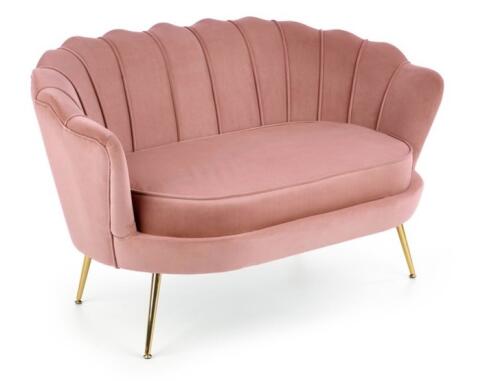 Софа HALMAR AMORINITO XL светло-розовый/золотой