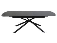 Стол обеденный SIGNAL VECTOR Ceramic черный/черный 160-200/90