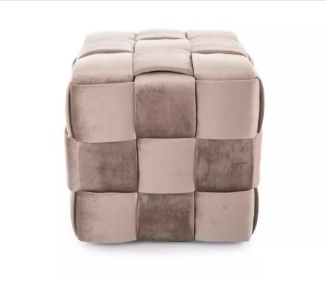 Пуф SIGNAL CASEL Velvet темно-бежевый
