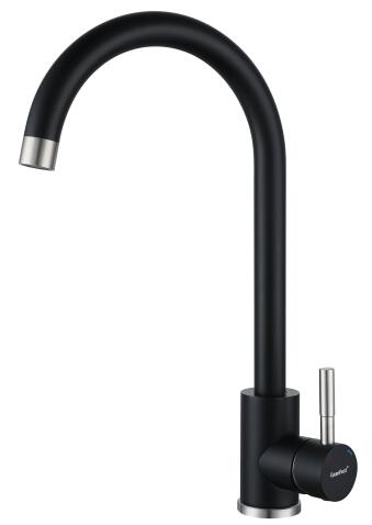 Смеситель для кухни GRANFEST QUARZ Z-5410 черный