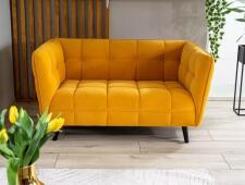 Диван SIGNAL CASTELLO 2 Velvet Bluvel 68 карри/венге